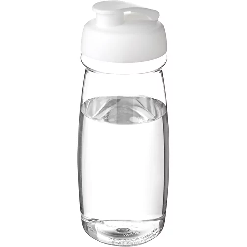Bouteille de sport H2O Pulse® 600ml avec couvercle à clapet, Image 1
