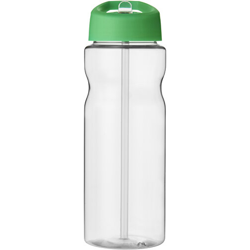 H2O Active® Base 650 Ml Sportflasche Mit Ausgussdeckel , transparent / grün, PET Kunststoff, 72% PP Kunststoff, 17% SAN Kunststoff, 11% PE Kunststoff, 21,80cm (Höhe), Bild 3