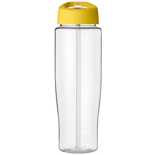 H2O Active® Tempo 700 Ml Sportflasche Mit Ausgussdeckel , transparent / gelb, PET Kunststoff, 72% PP Kunststoff, 17% SAN Kunststoff, 11% PE Kunststoff, 23,90cm (Höhe), Bild 2