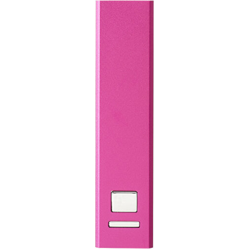 Powerbank WS101 2200/2600 MAh , rosa, Aluminium, 9,40cm x 2,20cm x 2,10cm (Länge x Höhe x Breite), Bild 3