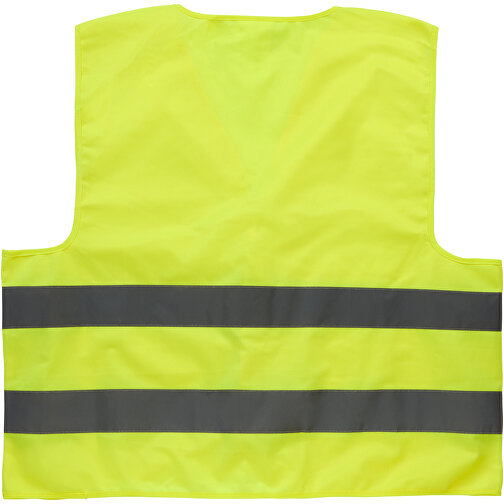 Reflektierende Sicherheitsweste HW2 Für Erwachsene (XL) , neongelb, Polyester, XL, 132,00cm x 64,00cm (Länge x Breite), Bild 4