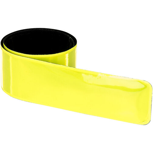 RFX™ 34 Cm Reflektierendes PVC Schnapparmband , neongelb, PVC, Vinyl, Metall, 34,00cm x 3,00cm (Länge x Breite), Bild 3