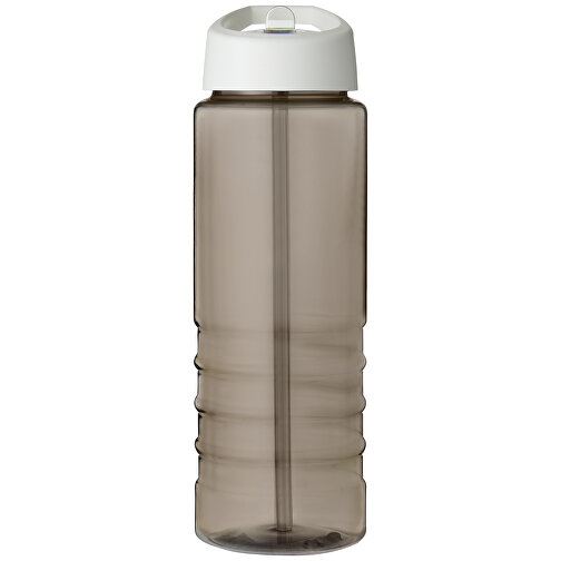 H2O Active® Treble 750 Ml Sportflasche Mit Ausgussdeckel , kohle / weiß, PET Kunststoff, 72% PP Kunststoff, 17% SAN Kunststoff, 11% PE Kunststoff, 22,80cm (Höhe), Bild 4