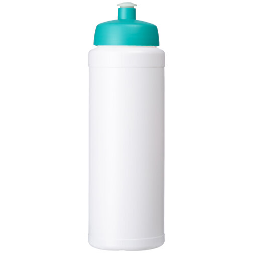 Baseline® Plus 750 Ml Flasche Mit Sportdeckel , weiß / aquablau, HDPE Kunststoff, PP Kunststoff, 23,60cm (Höhe), Bild 4