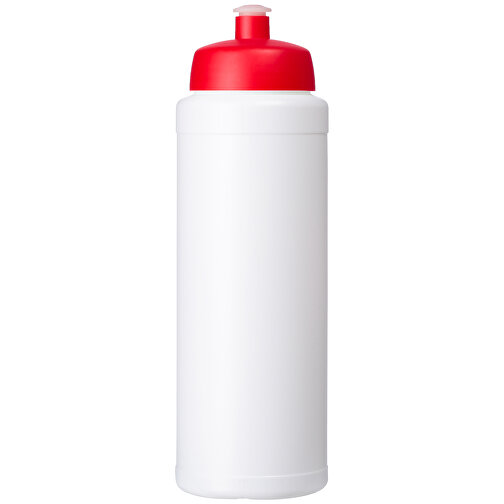 Baseline® Plus 750 Ml Flasche Mit Sportdeckel , weiß / rot, HDPE Kunststoff, PP Kunststoff, 23,60cm (Höhe), Bild 4