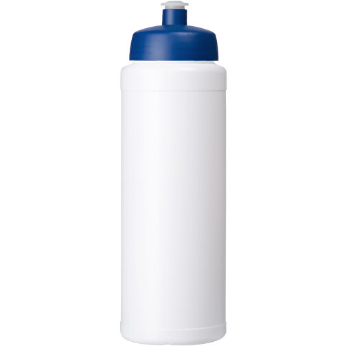 Baseline® Plus 750 Ml Flasche Mit Sportdeckel , weiß / blau, HDPE Kunststoff, PP Kunststoff, 23,60cm (Höhe), Bild 3