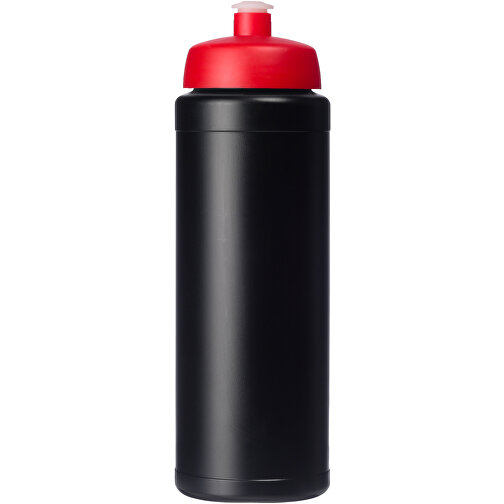 Baseline® Plus Grip 750 Ml Sportflasche Mit Sportdeckel , schwarz / rot, HDPE Kunststoff, PP Kunststoff, 23,60cm (Höhe), Bild 3