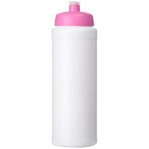 Baseline® Plus Grip 750 Ml Sportflasche Mit Sportdeckel , weiss / rosa, HDPE Kunststoff, PP Kunststoff, 23,60cm (Höhe), Bild 4