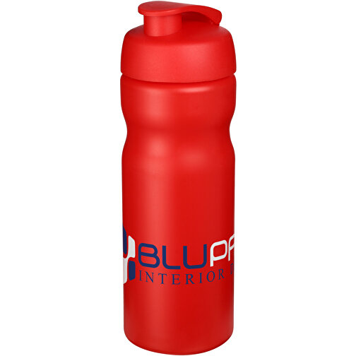 Baseline® Plus 650 Ml Sportflasche Mit Klappdeckel , rot, HDPE Kunststoff, PP Kunststoff, 22,30cm (Höhe), Bild 2