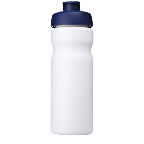 Baseline® Plus 650 Ml Sportflasche Mit Klappdeckel , weiß / blau, HDPE Kunststoff, PP Kunststoff, 22,30cm (Höhe), Bild 4