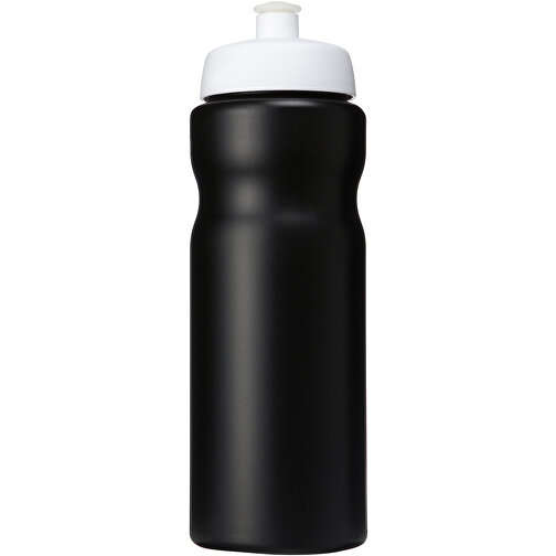 Baseline® Plus 650 Ml Sportflasche , schwarz / weiss, HDPE Kunststoff, PP Kunststoff, 22,30cm (Höhe), Bild 3