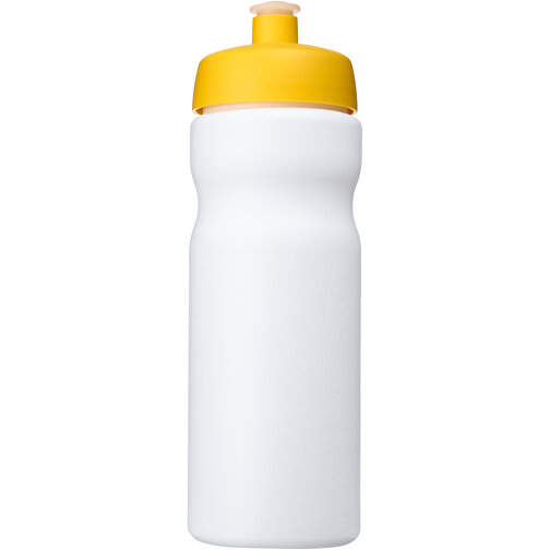 Baseline® Plus 650 Ml Sportflasche , weiss / gelb, HDPE Kunststoff, PP Kunststoff, 22,30cm (Höhe), Bild 3