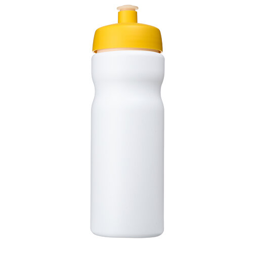 Baseline® Plus 650 Ml Sportflasche , weiss / gelb, HDPE Kunststoff, PP Kunststoff, 22,30cm (Höhe), Bild 4