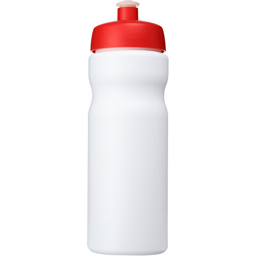 Baseline® Plus 650 Ml Sportflasche , weiß / rot, HDPE Kunststoff, PP Kunststoff, 22,30cm (Höhe), Bild 3