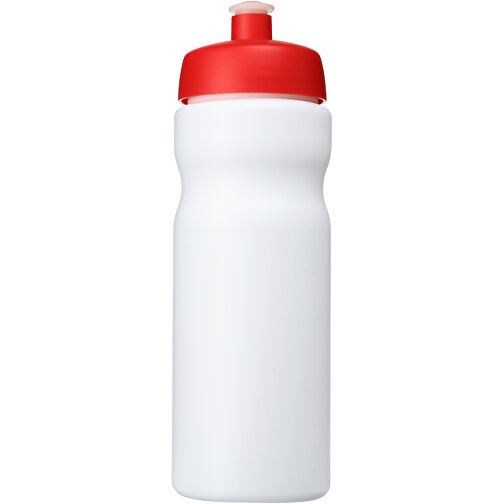 Baseline® Plus 650 Ml Sportflasche , weiss / rot, HDPE Kunststoff, PP Kunststoff, 22,30cm (Höhe), Bild 3