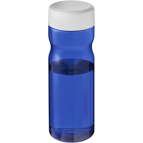 H2O Active® Eco Base 650 Ml Sportflasche Mit Drehdeckel , Green Concept, blau / weiß, PCR Kunststoff, PP Kunststoff, 20,60cm (Höhe), Bild 1