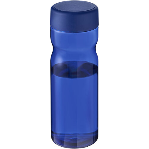 H2O Active® Eco Base 650 Ml Sportflasche Mit Drehdeckel , Green Concept, blau, PCR Kunststoff, PP Kunststoff, 20,60cm (Höhe), Bild 1
