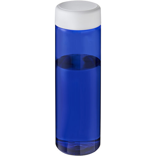 H2O Active® Vibe 850 Ml Sportflasche Mit Drehdeckel , blau / weiss, PET Kunststoff, PP Kunststoff, 22,90cm (Höhe), Bild 1