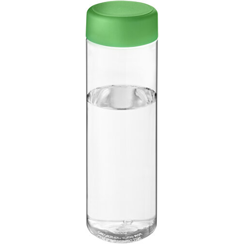 H2O Active® Vibe 850 Ml Sportflasche Mit Drehdeckel , transparent / grün, PET Kunststoff, PP Kunststoff, 22,90cm (Höhe), Bild 1