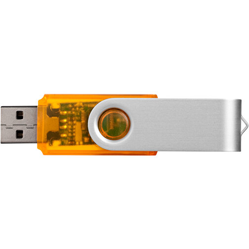Rotate Transculent USB-Stick , orange MB , 32 GB , Kunststoff, Aluminium MB , 5,80cm x 1,90cm x 1,00cm (Länge x Höhe x Breite), Bild 6