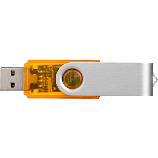 Rotate Transculent USB-Stick , orange MB , 32 GB , Kunststoff, Aluminium MB , 5,80cm x 1,90cm x 1,00cm (Länge x Höhe x Breite), Bild 7
