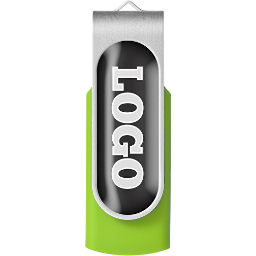 Rotate Doming USB-Stick , limone MB , 16 GB , Kunststoff, Aluminium MB , 5,80cm x 1,90cm x 1,00cm (Länge x Höhe x Breite), Bild 4
