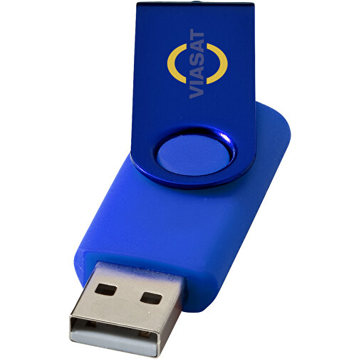Clé USB rotative métallisée, Image 2
