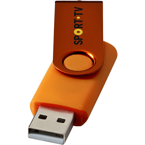 Clé USB rotative métallisée, Image 2