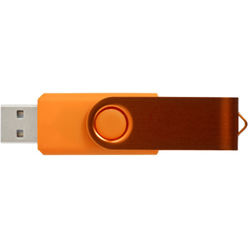 Rotate Metallic USB-Stick , orange MB , 16 GB , Kunststoff, Aluminium MB , 5,80cm x 1,90cm x 1,00cm (Länge x Höhe x Breite), Bild 3
