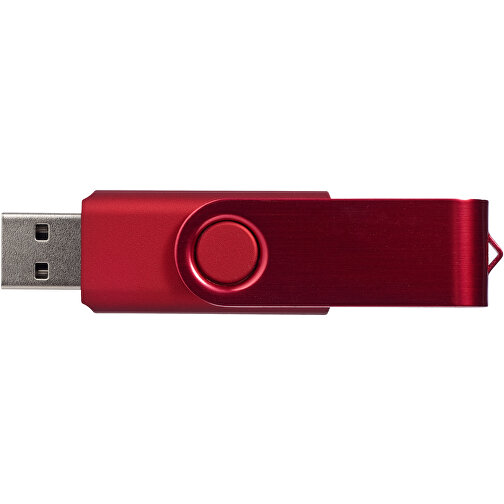 Rotate Metallic USB-Stick , rot MB , 32 GB , Kunststoff, Aluminium MB , 5,80cm x 1,90cm x 1,00cm (Länge x Höhe x Breite), Bild 3