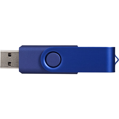 Rotate Metallic USB-Stick , blau MB , 32 GB , Kunststoff, Aluminium MB , 5,80cm x 1,90cm x 1,00cm (Länge x Höhe x Breite), Bild 3