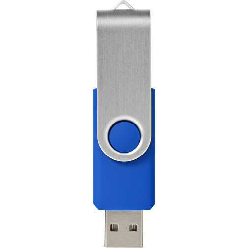 Rotate USB-Stick , royalblau MB , 8 GB , Kunststoff, Aluminium MB , 5,80cm x 1,90cm x 1,00cm (Länge x Höhe x Breite), Bild 3