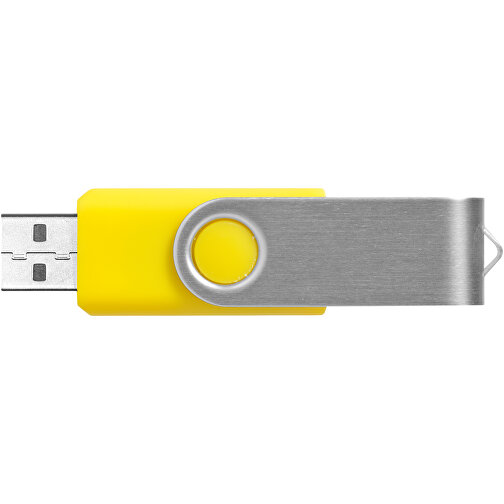 Rotate USB-Stick , gelb MB , 16 GB , Kunststoff, Aluminium MB , 5,80cm x 1,90cm x 1,00cm (Länge x Höhe x Breite), Bild 5