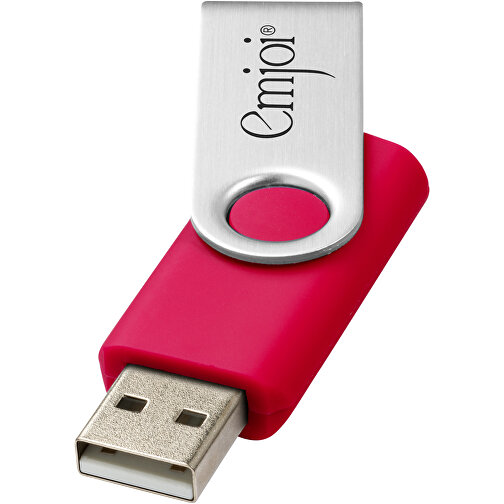 Rotate USB-Stick , magenta MB , 32 GB , Kunststoff, Aluminium MB , 5,80cm x 1,90cm x 1,00cm (Länge x Höhe x Breite), Bild 2
