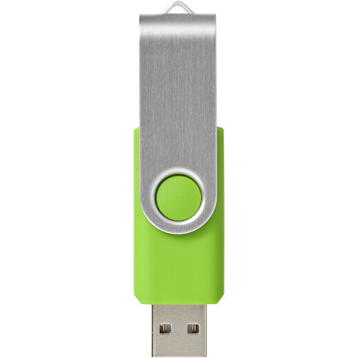 Rotate USB-Stick , limone MB , 2 GB , Kunststoff, Aluminium MB , 5,80cm x 1,90cm x 1,00cm (Länge x Höhe x Breite), Bild 3