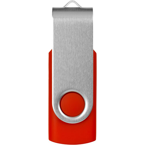Rotate USB-Stick , mittelrot MB , 32 GB , Kunststoff, Aluminium MB , 5,80cm x 1,90cm x 1,00cm (Länge x Höhe x Breite), Bild 4