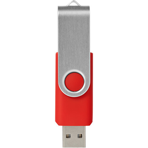 Rotate USB-Stick , hellrot MB , 32 GB , Kunststoff, Aluminium MB , 5,80cm x 1,90cm x 1,00cm (Länge x Höhe x Breite), Bild 3