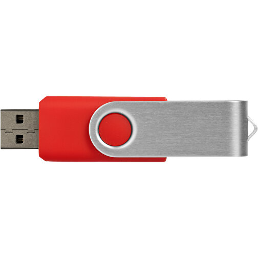 Rotate USB-Stick , hellrot MB , 2 GB , Kunststoff, Aluminium MB , 5,80cm x 1,90cm x 1,00cm (Länge x Höhe x Breite), Bild 4