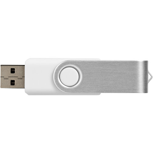 Rotate USB-Stick , weiß MB , 8 GB , Kunststoff, Aluminium MB , 5,80cm x 1,90cm x 1,00cm (Länge x Höhe x Breite), Bild 6