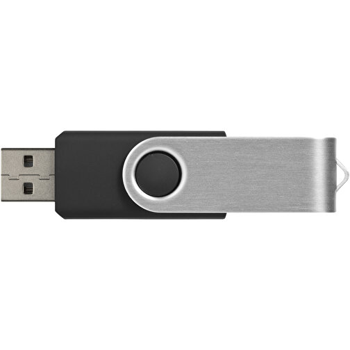 Rotate USB-Stick , schwarz MB , 4 GB , Kunststoff, Aluminium MB , 5,80cm x 1,90cm x 1,00cm (Länge x Höhe x Breite), Bild 4
