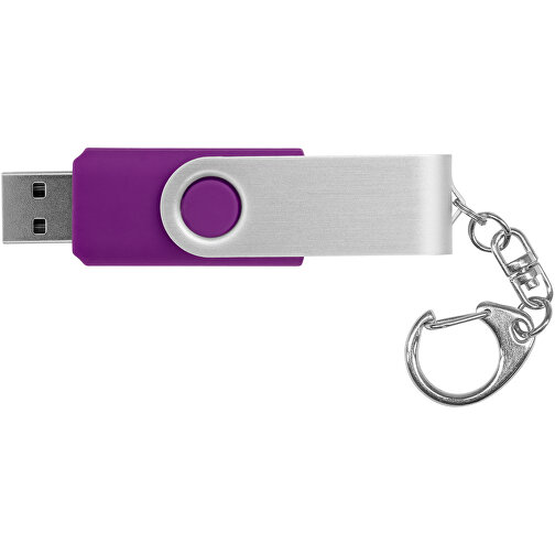 Rotate Mit Schlüsselanhänger USB-Stick , lila MB , 16 GB , Kunststoff, Aluminium MB , 5,80cm x 1,90cm x 1,00cm (Länge x Höhe x Breite), Bild 6