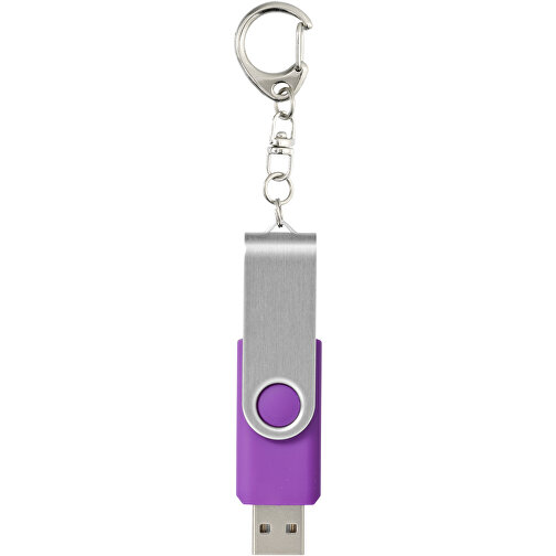 Rotate Mit Schlüsselanhänger USB-Stick , lila MB , 1 GB , Kunststoff, Aluminium MB , 5,80cm x 1,90cm x 1,00cm (Länge x Höhe x Breite), Bild 3