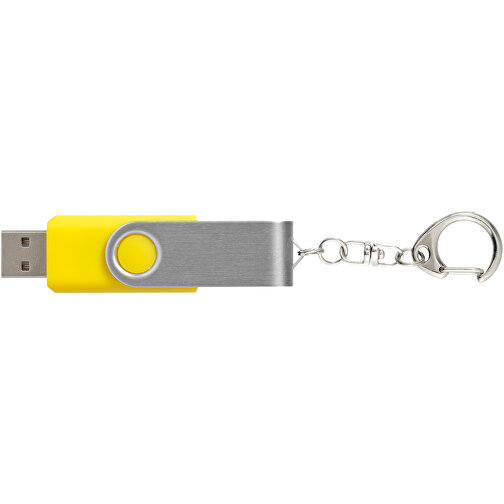 Rotate Mit Schlüsselanhänger USB-Stick , gelb MB , 4 GB , Kunststoff, Aluminium MB , 5,80cm x 1,90cm x 1,00cm (Länge x Höhe x Breite), Bild 6