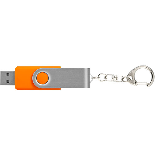 Rotate Mit Schlüsselanhänger USB-Stick , orange MB , 8 GB , Kunststoff, Aluminium MB , 5,80cm x 1,90cm x 1,00cm (Länge x Höhe x Breite), Bild 10