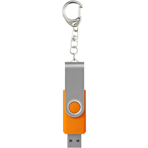 Rotate Mit Schlüsselanhänger USB-Stick , orange MB , 4 GB , Kunststoff, Aluminium MB , 5,80cm x 1,90cm x 1,00cm (Länge x Höhe x Breite), Bild 3