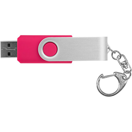 Rotate Mit Schlüsselanhänger USB-Stick , magenta MB , 16 GB , Kunststoff, Aluminium MB , 5,80cm x 1,90cm x 1,00cm (Länge x Höhe x Breite), Bild 6