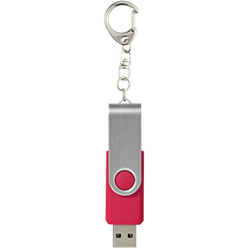 Rotate Mit Schlüsselanhänger USB-Stick , magenta MB , 16 GB , Kunststoff, Aluminium MB , 5,80cm x 1,90cm x 1,00cm (Länge x Höhe x Breite), Bild 3