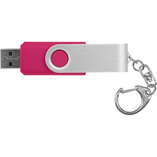 Rotate Mit Schlüsselanhänger USB-Stick , magenta MB , 8 GB , Kunststoff, Aluminium MB , 5,80cm x 1,90cm x 1,00cm (Länge x Höhe x Breite), Bild 4