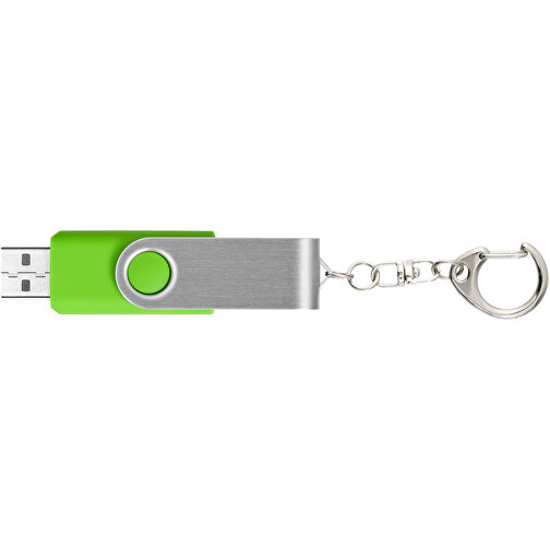 Rotate Mit Schlüsselanhänger USB-Stick , limone MB , 32 GB , Kunststoff, Aluminium MB , 5,80cm x 1,90cm x 1,00cm (Länge x Höhe x Breite), Bild 5
