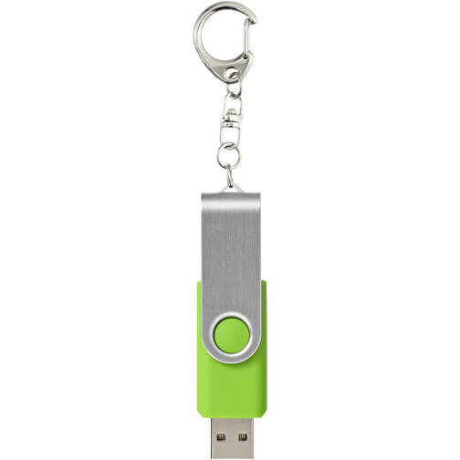 Rotate Mit Schlüsselanhänger USB-Stick , limone MB , 4 GB , Kunststoff, Aluminium MB , 5,80cm x 1,90cm x 1,00cm (Länge x Höhe x Breite), Bild 3